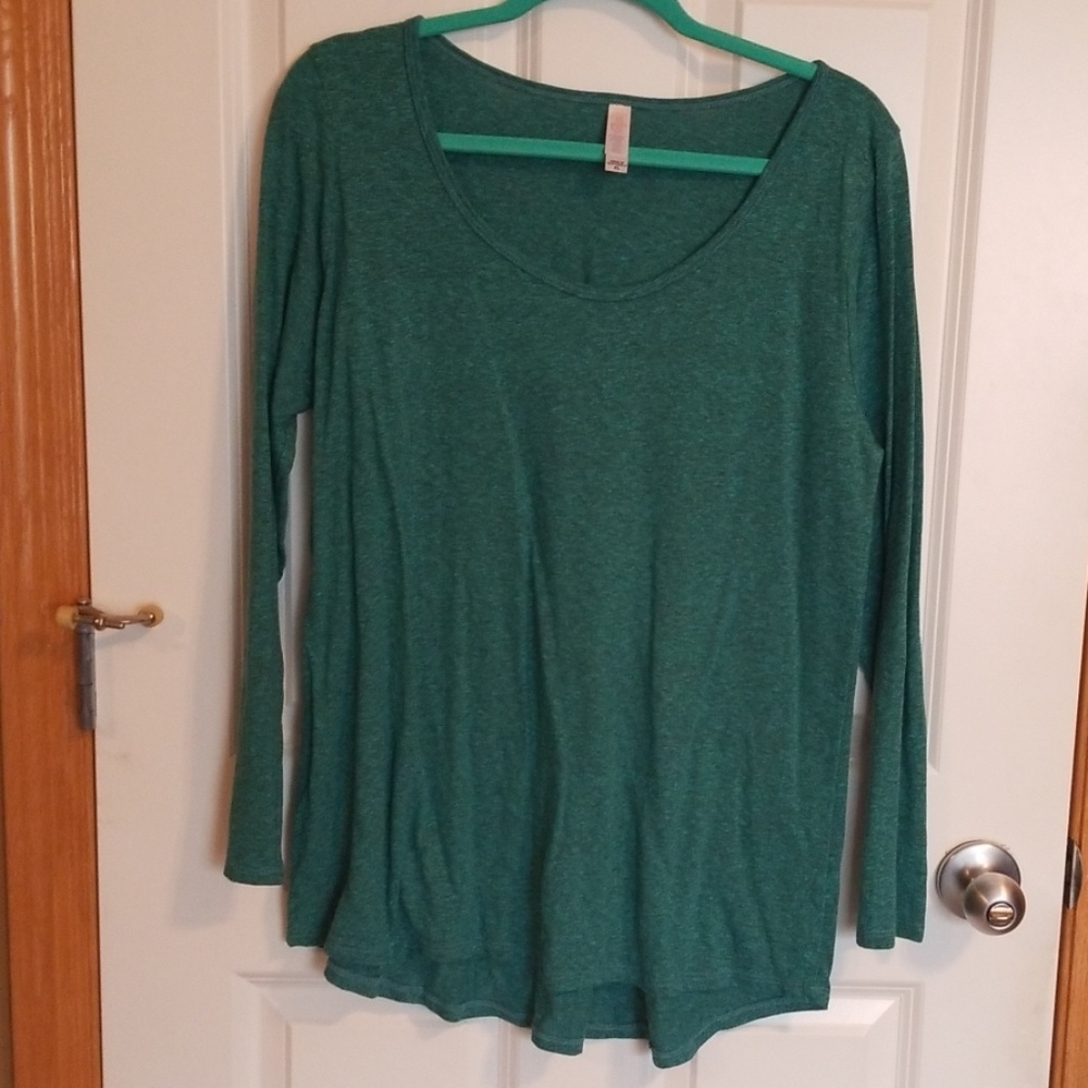Lularoe XL Lynnae heathered teal
